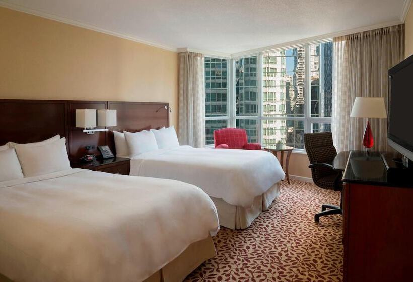 غرفه قياسيه سريرين مزدوجين, Vancouver Marriott Pinnacle Downtown