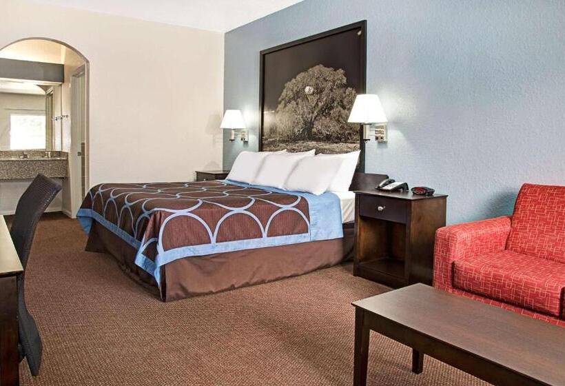 اتاق استاندارد با تخت بزرگ, Super 8 By Wyndham Houston/brookhollow Nw