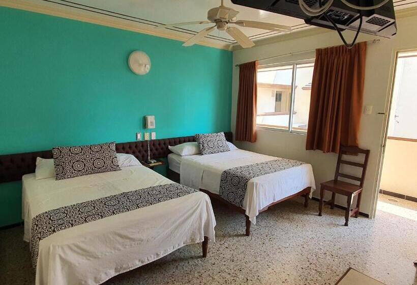 스탠다드 룸 더블 침대 2개, Atlantico A 150 Mts De Playa Martí