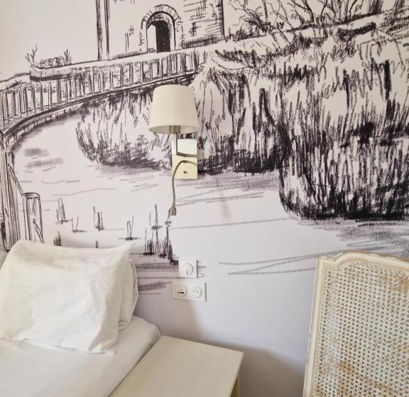 Номер Стандарт, Logis Vignes Blanches Hôtel Cosy Et Restaurant De Terroir