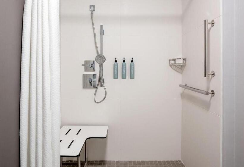 带大床的标准间, Courtyard By Marriott Charlotte Ballantyne