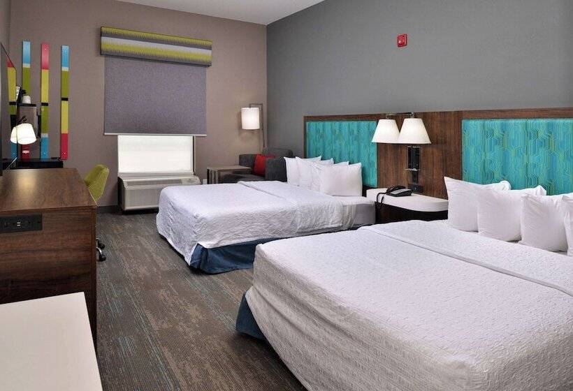 스탠다드 룸 더블 침대 2개, Hampton Inn Laplace