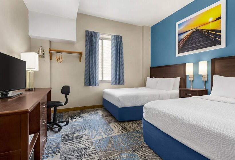 Номер Стандарт 2 Двуспальные Кровати, Days Inn By Wyndham Philadelphia Convention Center