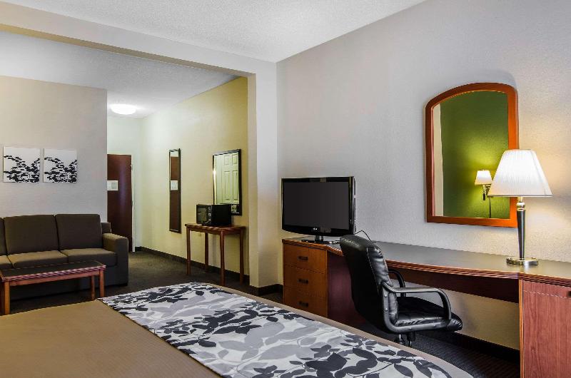 带大床的标准间, Sleep Inn & Suites Danville Hwy 58