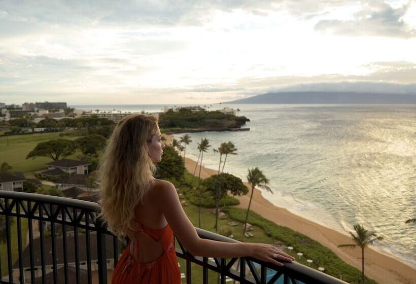 스탠다드 룸 더블 침대 바다 전망, Royal Lahaina Resort & Bungalows