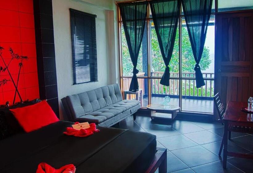חדר דלוקס עם מרפסת נוף לים, Punta Duarte Garden Inn