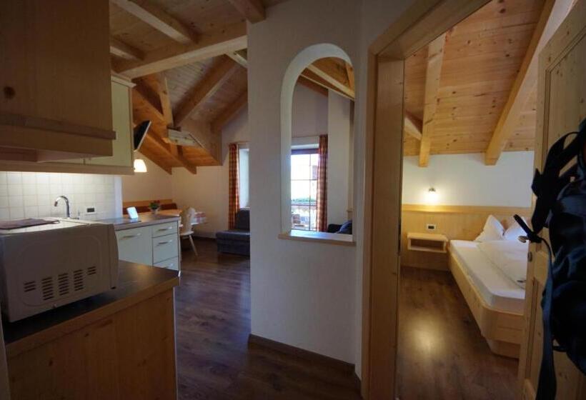 带1个卧室的带阳台的公寓, Agriturismo Ciablun