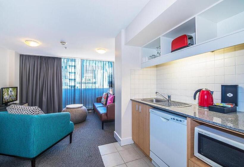 테라스가 있는 2 베드룸 아파트, Quality Apartments Melbourne Central