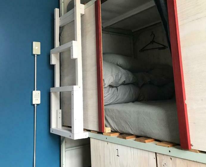 Кровать в Общей Комнате, Toyako Guest House Ponkotan