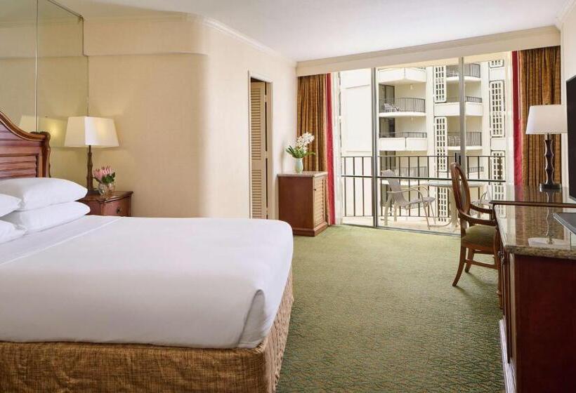 带大床的标准间, Outrigger Waikiki Beach Resort