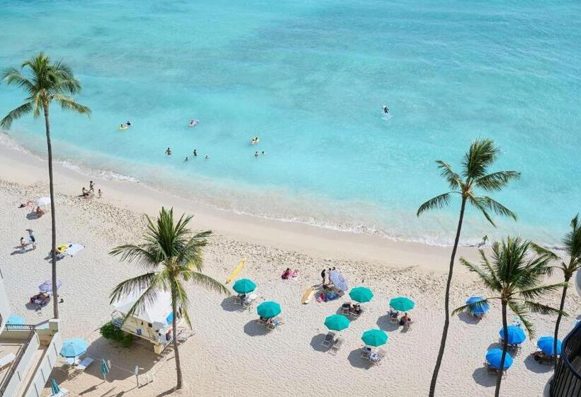 带海景的俱乐部房间, Outrigger Waikiki Beach Resort