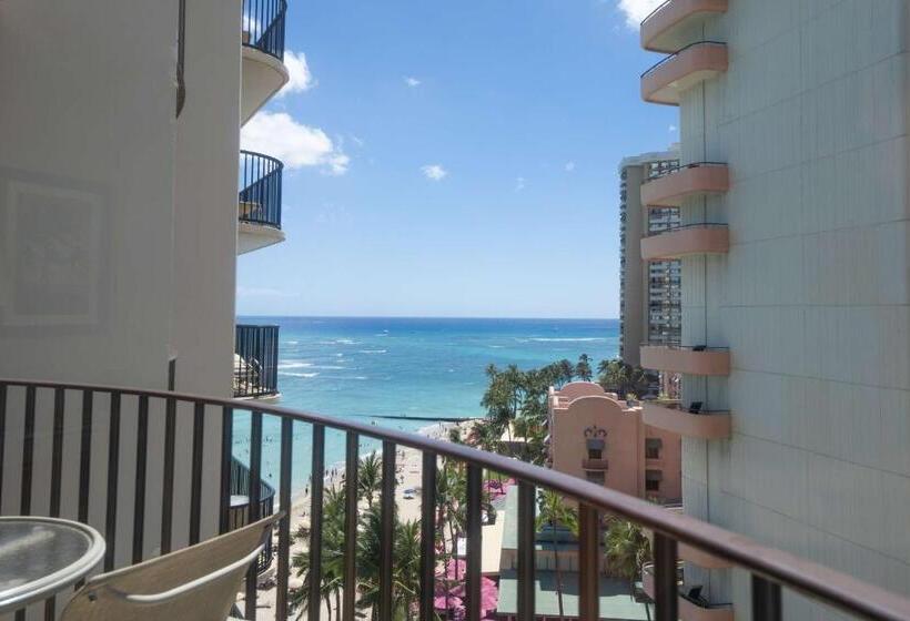 Quarto Clube Vista Mar, Outrigger Waikiki Beach Resort