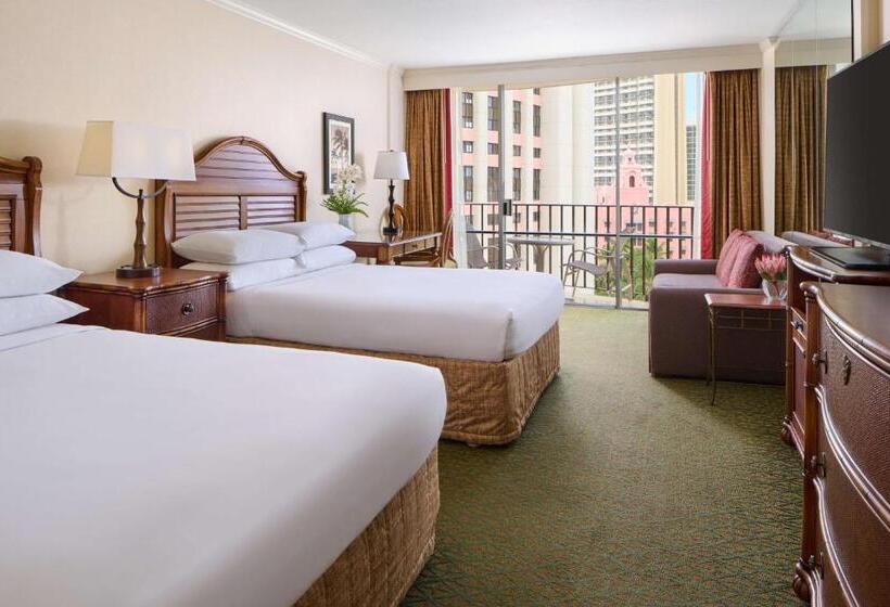 侧面海景俱乐部房间, Outrigger Waikiki Beach Resort