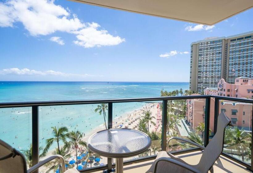 俱乐部套房海洋风景, Outrigger Waikiki Beach Resort