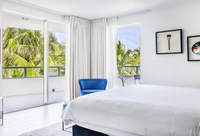 带海景的标准工作室, The Sagamore Hotel South Beach