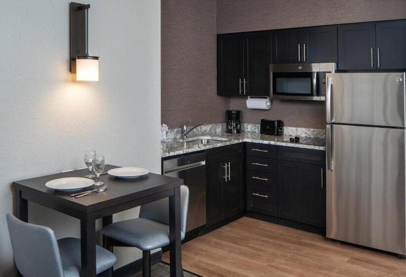 מיטת קינג בסוויטה, Residence Inn By Marriott Cape Canaveral Cocoa Beach