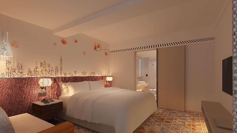 Люкс Deluxe Кровать Кинг, Hilton Garden Inn Guangzhou Tianhe