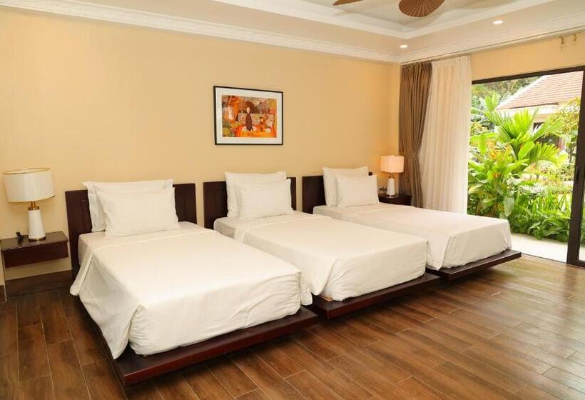اتاق استاندارد سه تخته با چشم‌انداز باغ, Lalita Tam Coc Resort & Spa