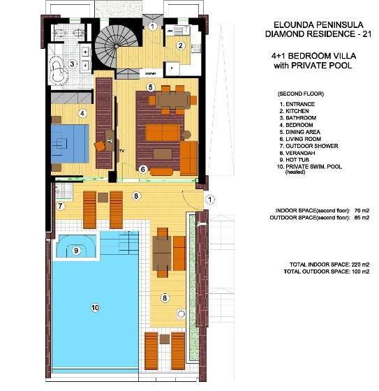 Appartement 5 Chambres, Elounda Peninsula Luxury Resort, Six Senses Spa