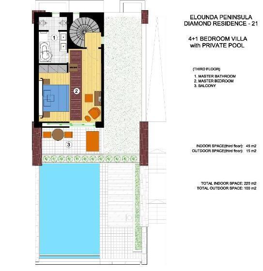 5침실 아파트, Elounda Peninsula Luxury Resort, Six Senses Spa