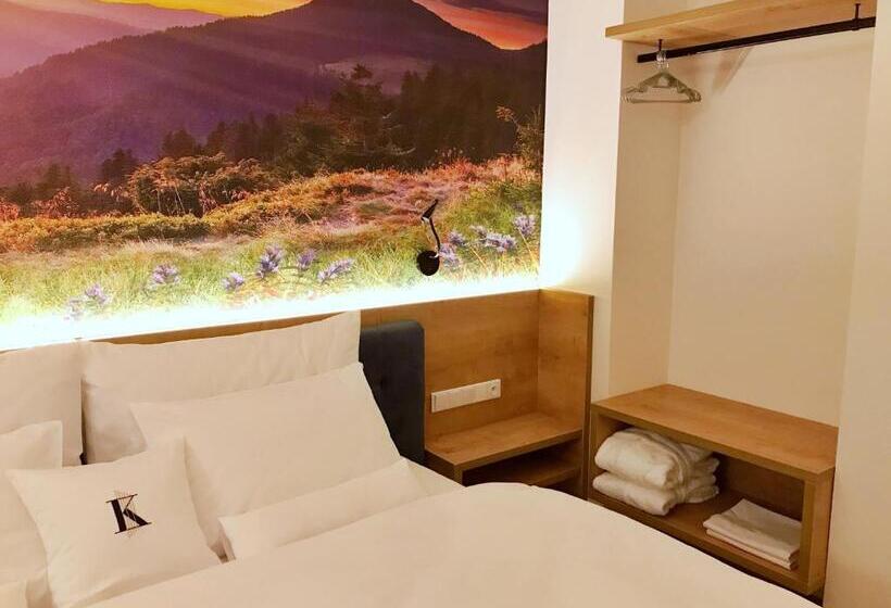 带阳台的豪华间, Wellness Penzion Lázně Kvilda