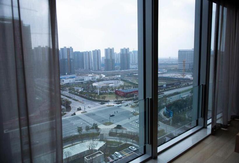带大床的豪华间, Hyatt Regency Ningbo Hangzhou Bay