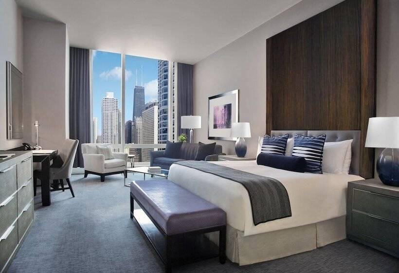 Deluxe Værelse Byudsigt, Trump International Hotel & Tower Chicago