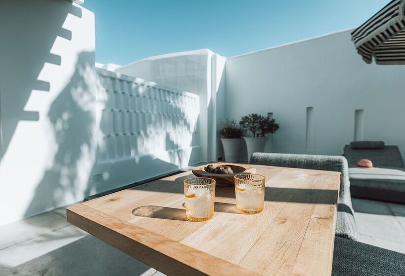 Pokój Deluxe z Hydromasażem, Mykonos Ammos Hotel   Small Luxury Hotels Of The World