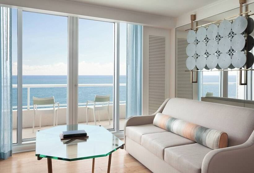 海の見えるダブルベッドスタンダードルーム, The Ritzcarlton, Fort Lauderdale
