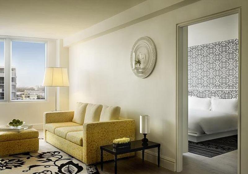 带城市景观的套间, Mondrian South Beach