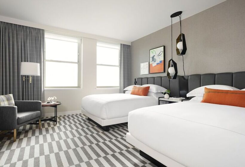 带2个双人床的标准工作室, Kimpton   Harper Hotel, An Ihg