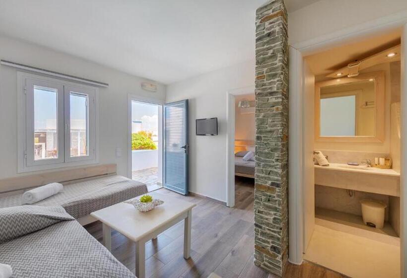 Family flat with pool view, Aegean Paradiso Vacation Club   Adults Only