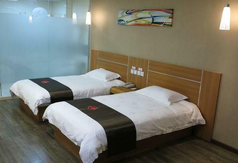 수피리어 룸, Thank Inn Chain Hotel Shandong Zibo Linzi Zijiang Garden