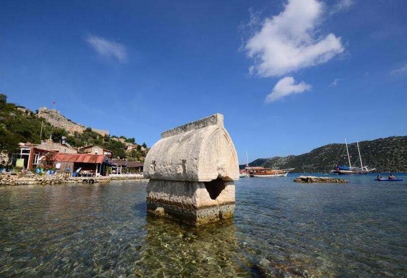 اتاق استاندارد با چشم‌انداز دریا, Istlada Taş Ev Apart   Kekova View