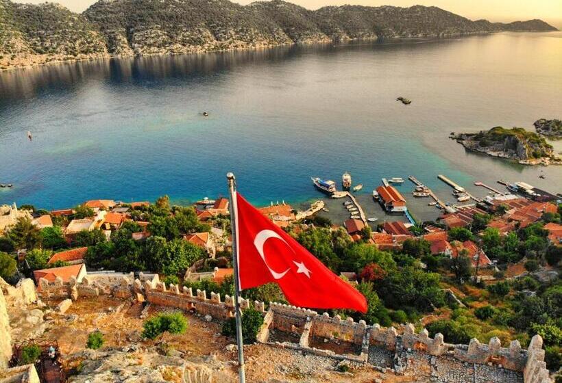 اتاق استاندارد با چشم‌انداز دریا, Istlada Taş Ev Apart   Kekova View
