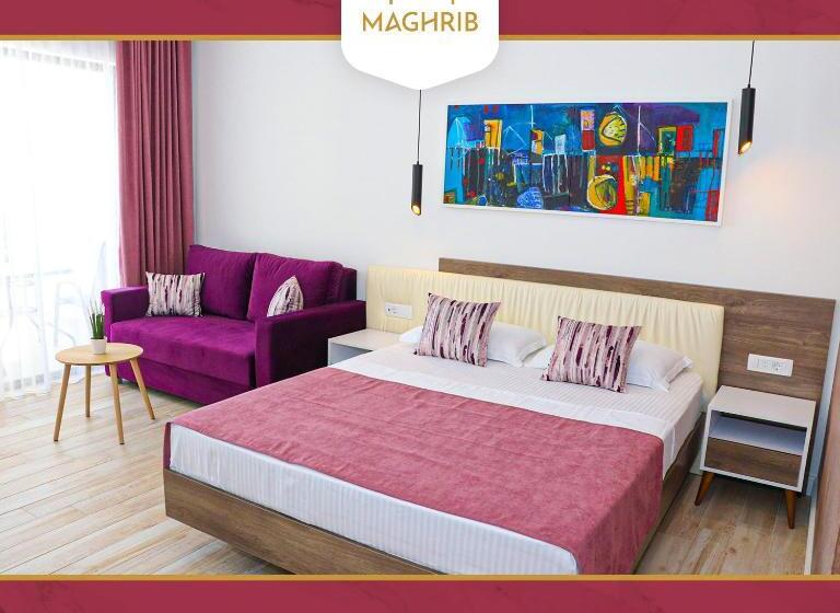 آپارتمان 1 خوابه با چشم‌انداز دریا, Maghrib
