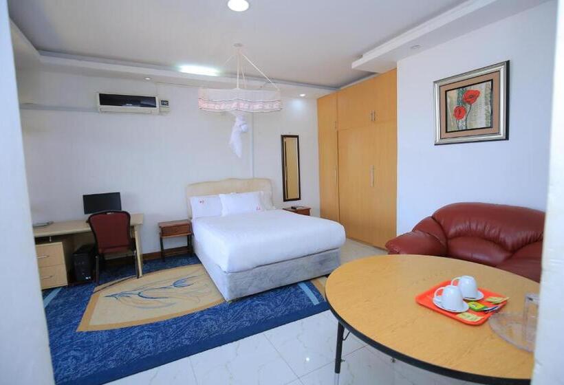 标准间带湖景, Frontiers Hotel & Conference Entebbe