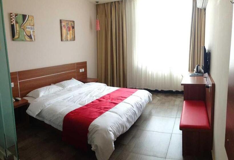 Номер Superior, Thank Inn Chain Hotel Hebei Shijiazhuang Luancheng Communication University