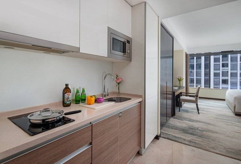Студия Deluxe, Oakwood Residence Hangzhou   Close To Westlake And Yellow Dragon Stadium