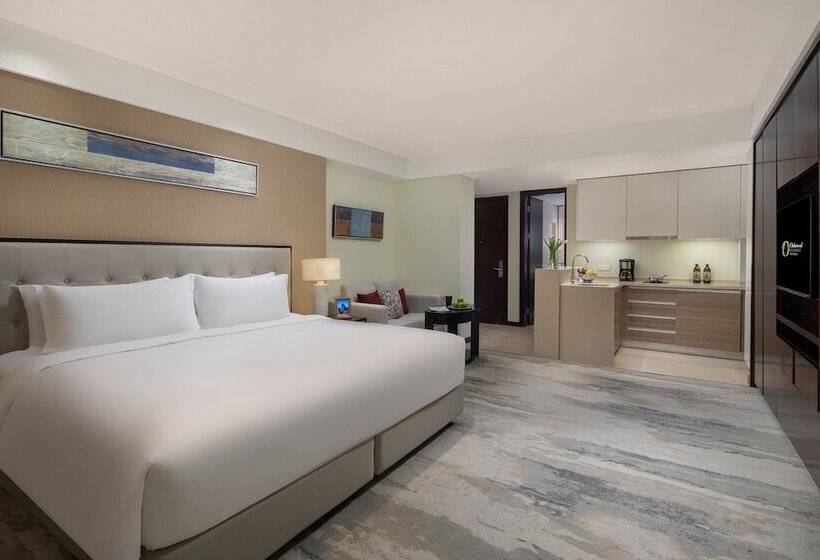 Студио Executive, Oakwood Residence Hangzhou   Close To Westlake And Yellow Dragon Stadium