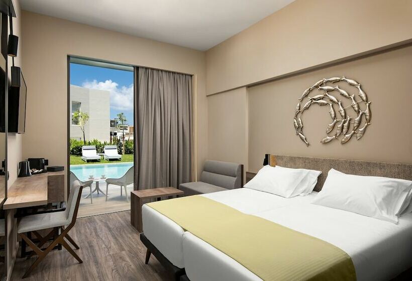 Quarto Deluxe Vista Mar, Atlantica Amalthia Beach Hotel   Adults Only