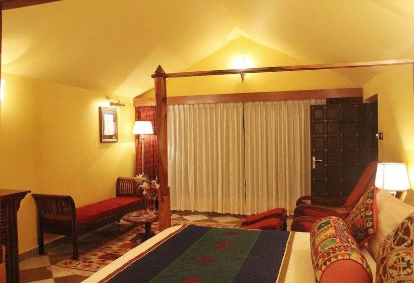 带花园景观和一个卧室的别墅, Jüsta Rajputana Resort & Convention Centre, Udaipur