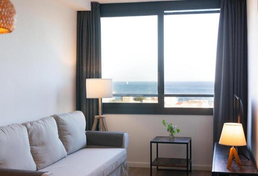 带1个卧室的带海景的公寓, Apartaments Voralmar