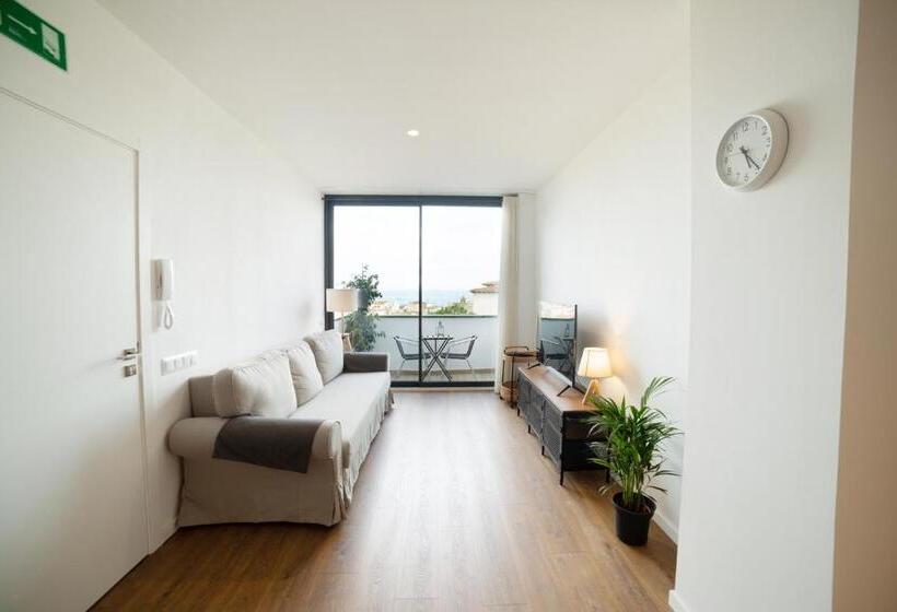 带海景的标准工作室, Apartaments Voralmar