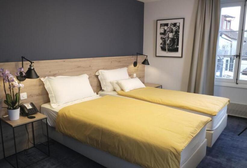 Номер Стандарт Вид на Город, Boutique Hôtel De L Ecu Vaudois
