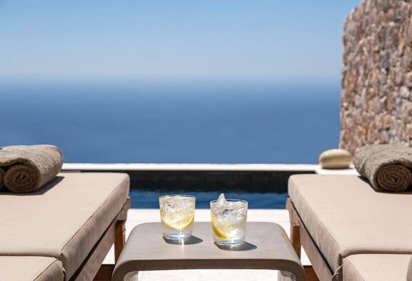 ویلای 1 خوابه با چشمانداز دریا, Santorini Sky, Luxury Resort