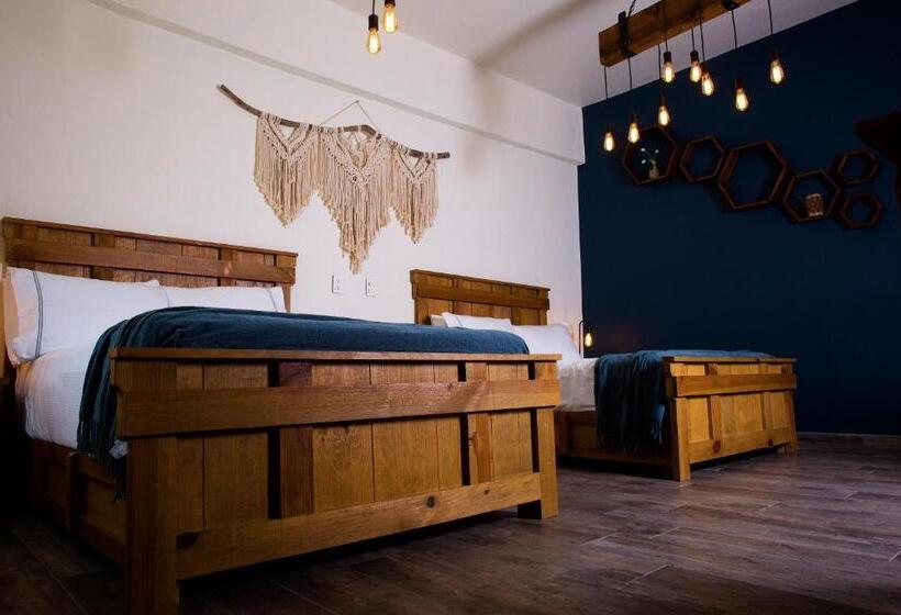 Четырехместный Номер Стандарт Вид на Сад, Boutique Rancho San Juan Teotihuacan