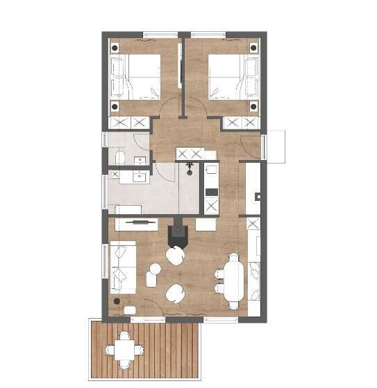 1 Schlafzimmer Apartment, Beech Resort Fleesensee