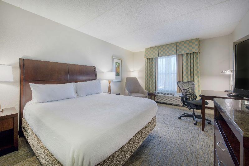 带大床的标准间, Hilton Garden Inn Durham Southpoint