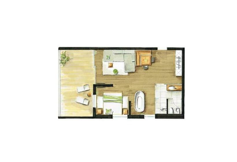 Suíte Deluxe, Apfelhotel Torgglerhof